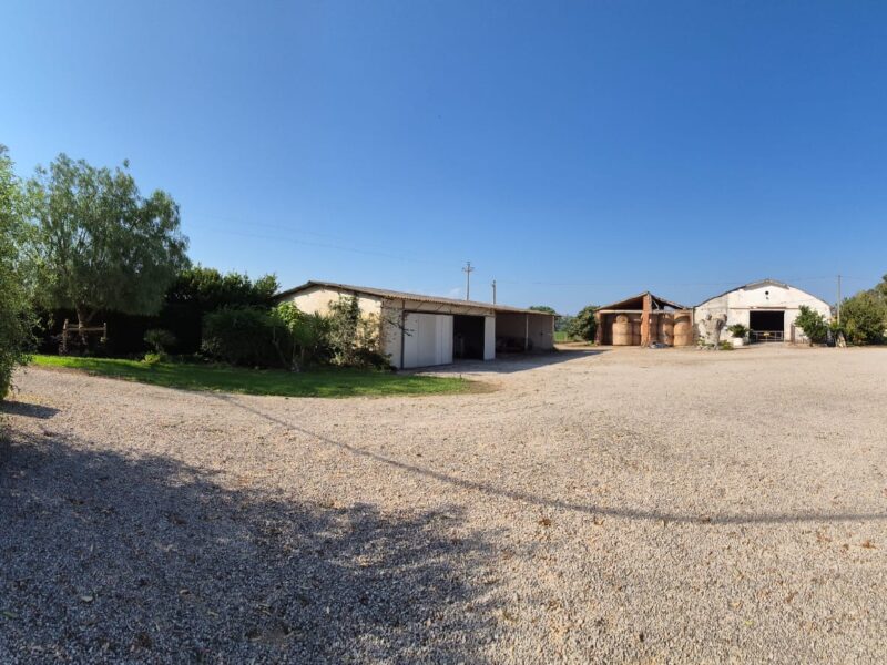 VENDESI VILLA , CAPANNONI, STALLA E FIENILE – PONTINIA – STRADA LUNGOBOTTE